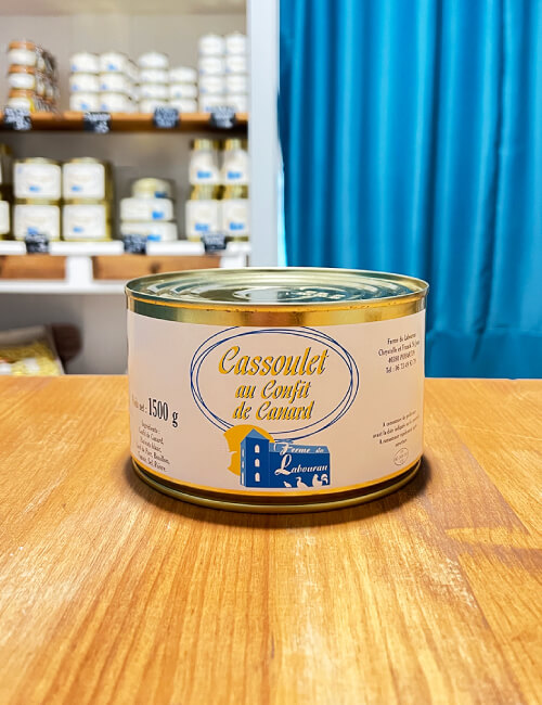 Cassoulet gourmand au confit de canard du sud-ouest en conserve - Montfort